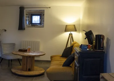 Salon L'Arpette chambre d'hôtes à la campagne